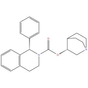 SolifenacinBase(1S,3’R)-3’-quinuclidinyl-1-phenyl-1,2,3,4-tetrahydro-2- isoquinolinecarboxylate(242478-37-1)