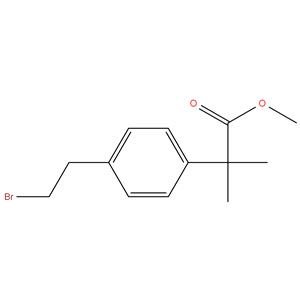 Methyl 2-(4-(2-bromoethyl)phenyl)-2-methylpropanoate