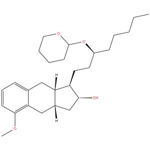 (1R,2R,3aS,9aS)-2,3,3a,4,9,9a-hexahydro-5-methoxy-1-[(3S)-3-[(tetrahydro-2H-pyran-2-yl)oxy]octyl]-1H-benz[f]inden-2-ol