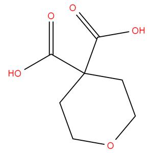 Tetrahydropyran-4-dicarboxylic acid