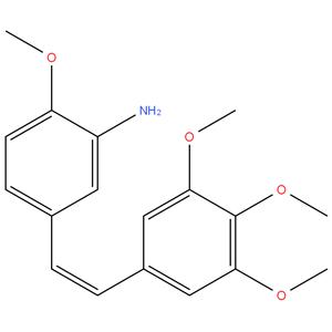 (Z)-2-Methoxy-5-[2-(3,4,5-trimethoxy-phenyl)-vinyl]-phenylamine