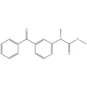methyl ( S ) -2- ( 3 - benzoylphenyl ) propanoate