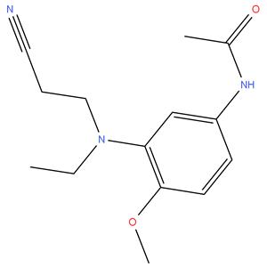 5-Acetamido-N-(2-cyanoethyl)-N-ethyl-o-anisidine