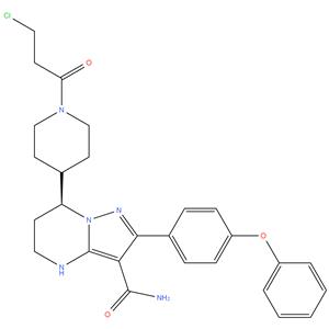 Zanubrutinib impurity-2; Chloropropanoyl Zanubrutinib impurity; ((S)-7-(1-(3-Chloropropanoyl)piperidin-4-yl)-2-(4-phenoxyphenyl)-4,5,6,7-tetrahydropyrazolo[1,5-a]pyrimidine-3-carboxamide)