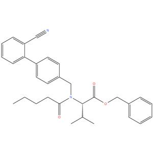 N-[(2'-Cyano[1,1' -Biphenyl]-4-Yl)Methyl] -N-(1-Oxopentyl)-L-Valine Phenylmethyl Ester