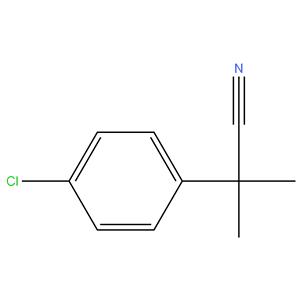 2-(4-Chlorophenyl)-2-methylpropanenitrile