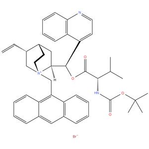 L-Valine, 1-(9-anthracenylmethyl)-9-[(2S)-4-(1,1-dimethylethoxy)-2-(1-methylethyl)-1,4-dioxobutoxy]-, bromide (1:1), (8α,9R).