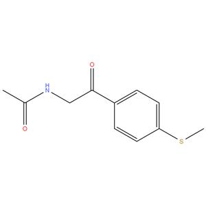 2-acetylamino-1-(4-methylsulfanyl-phenyl)-ethanone