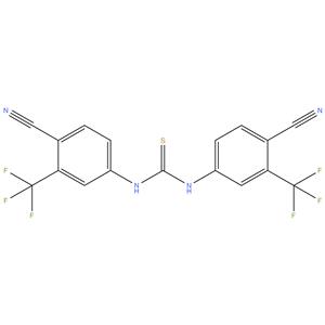 1,3-bis(4-cyano-3-(trifluoromethyl)phenyl)thiourea