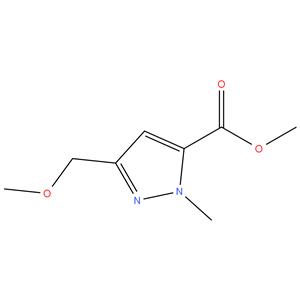 methyl 3-(methoxymethyl)-1-methyl-1H-pyrazole-5-carboxylate