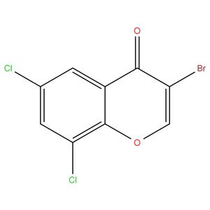 3-Bromo-6, 8-dichlorochromone
