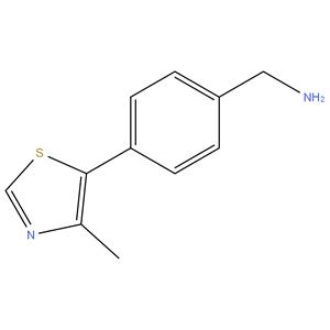 4-(4-Methylthiazol-5-yl)phenyl)methanamine ndole-1,3-dione hydrochloride