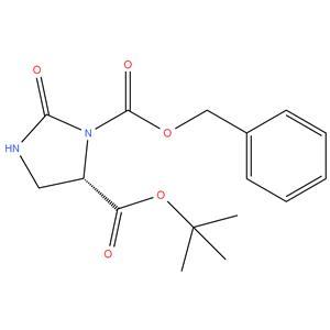 1-benzyl 5-tert-butyl (5S)-2-oxoimidazolidine-1,5-dicarboxylate