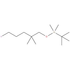 tert-butyl((5-iodo-2,2-dimethylpentyl)oxy)dimethylsilane