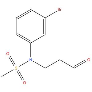 N-(3-Bromo-phenyl)-N-(3-oxo-propyl)-methanesulfonamide