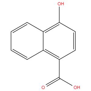 4-hydroxy naphthalene-1-carboxylic acid