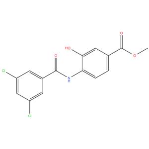 4-(3,5-Dichlorobenzamido)-3-Hydroxybenzoic Acid Methyl Ester