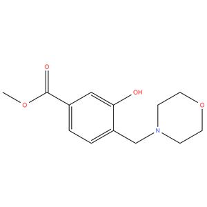 methyl 3 - hydroxy - 4- ( morpholinomethyl ) benzoate