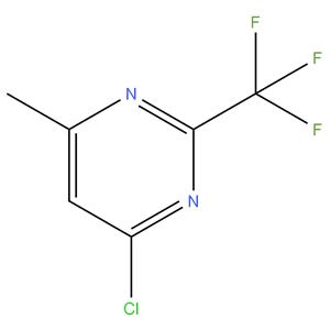 4-chloro-6-methyl-2-
(trifluoromethyl)pyrimidine