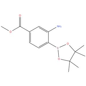 methyl 3-amino-4-(4,4,5,5-tetramethyl-1,3,2-dioxaborolan-2-yl)benzoate