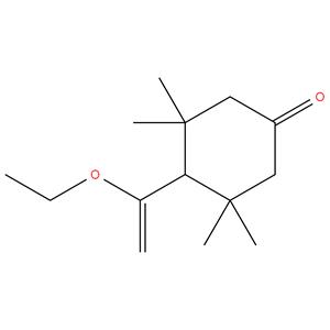 4-[1-Ethoxyvinyl]-3,3,5,5-tetramethylcyclohexanone