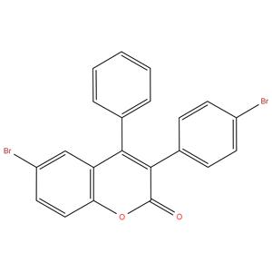 6-Bromo-3(4'-bromophenyl)-4-phenylcoumarin