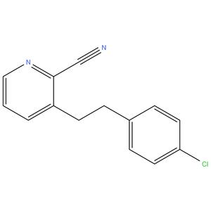3-(p-Chlorophenethyl)picolinonitrile