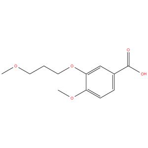 4‐Methoxy‐3‐(3‐methoxypropoxy)‐ benzoic acid