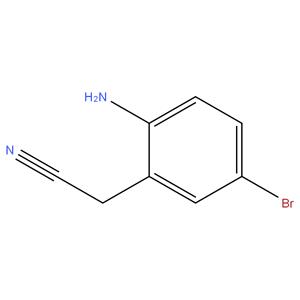2-(2-amino-5-bromophenyl)acetonitrile