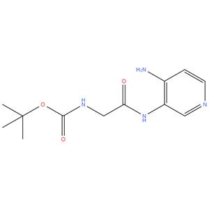 tert-butyl [(4-amino-pyridin-3-ylcarbamoyl)-methyl]-carbamidate