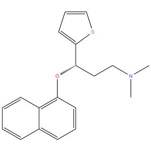 S-(+)-N,N-Dimethyl-3-(1-naphthoxy)-3-(2-thienyl)propylamine oxalate