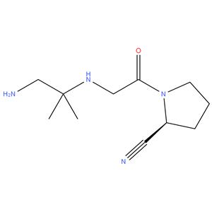 (2S)-1-[[(2-Amino-1,1-dimethylethyl)amino]acetyl]-2-pyrrolidinecarbonitrile