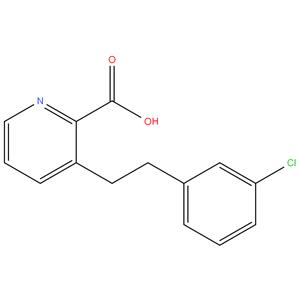 3-[2-(3-Chloro-phenyl)-ethyl]-pyridine-2-carboxylic acid