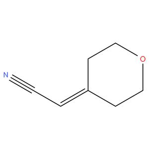 (Tetrahydropyran-4-ylidene)acetonitrile