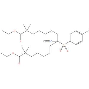 diethyl 8-cyano-2,2,14,14-tetramethyl-8-tosylpentadecanedioate