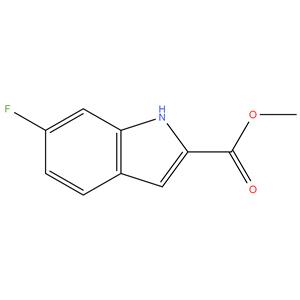 methyl 6 - fluoro - 1H - indole - 2 - carboxylate