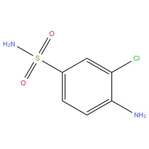 4 - Amino - 3 - chlorobenzene
sulfonamide
