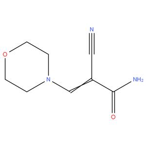 3-morpholino-2-cyano acrylamide