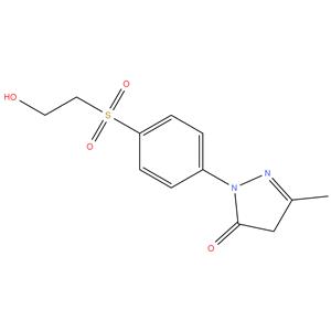 1-(4-Beta-Hydroxyethylsulfonylphenyl-)-3-methyl-5-pyrazolone