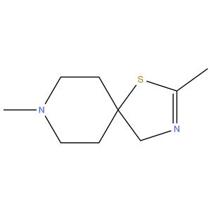 2,8-dimethyl-1-thia-3,8-diazaspiro[4.5]dec-2-ene