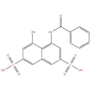 4-Benzamido-5-hydroxy-2,7-naphthalenedisulfonic acid