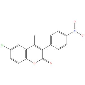 6-Chloro-4-Methyl-3(4-Nitro Phenyl) Coumarin