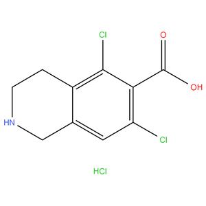 5,7-dichloro-1,2,3,4-tetrahydroisoquinoline-6-carboxylic acid hydrochloride