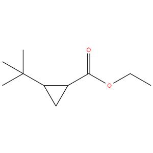 ethyl 2- ( tert - butyl ) cyclopropane - 1 - carboxylate