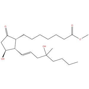 Methyl (1S*,2R*,3R*)-3-hydroxy-2-[(E)-4-hydroxy-4- methyl-1-octenyl]-5-oxocyclopentane-heptanoate
