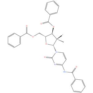 sofosbuvir Tri benzoyl fluoro cytidine