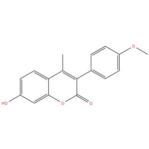 7- hydroxy -3( 4-methoxy phenyl)- 4- methyl coumarin
